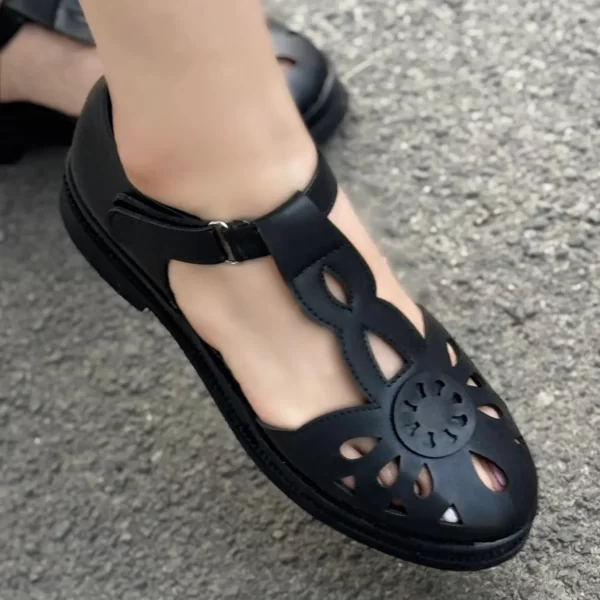 صندل زنانه مشکی - Image 3