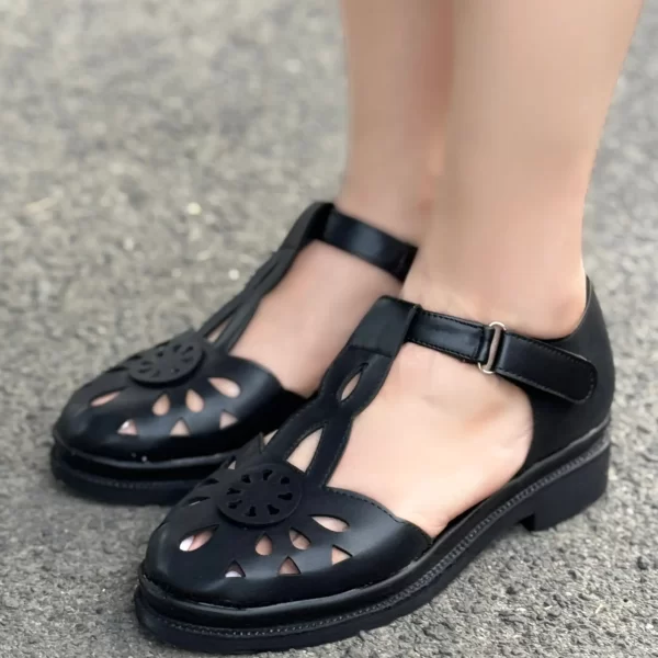 صندل زنانه مشکی - Image 4